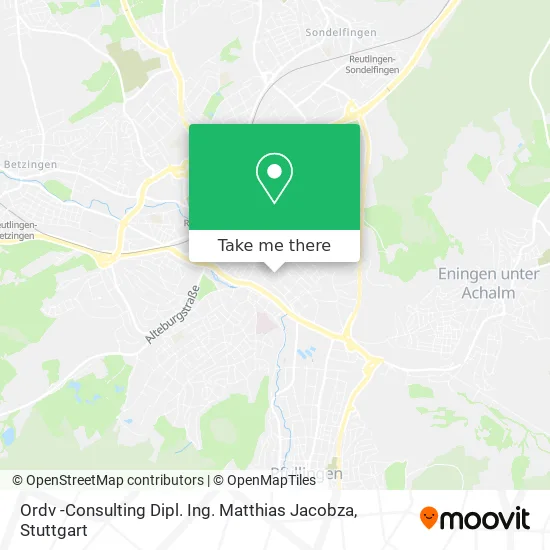 Ordv -Consulting Dipl. Ing. Matthias Jacobza map