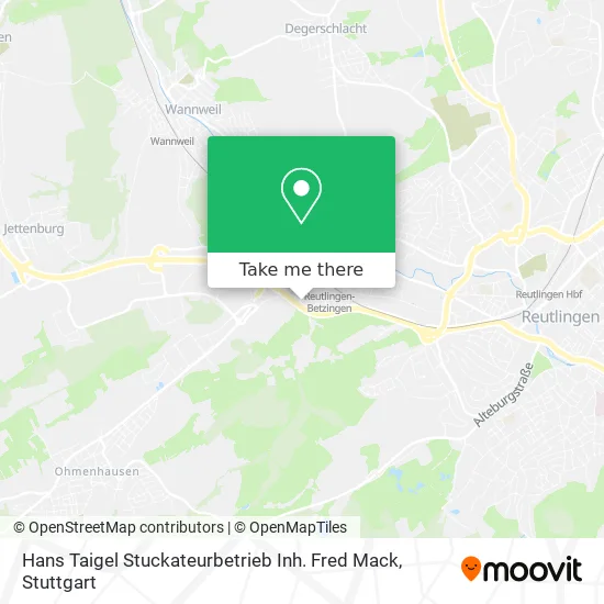 Карта Hans Taigel Stuckateurbetrieb Inh. Fred Mack