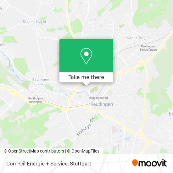 Com-Oil Energie + Service map