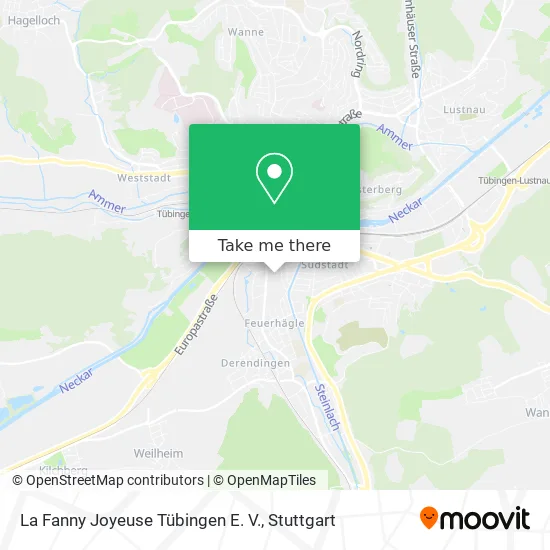 Карта La Fanny Joyeuse Tübingen E. V.