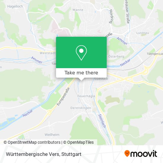 Württembergische Vers map
