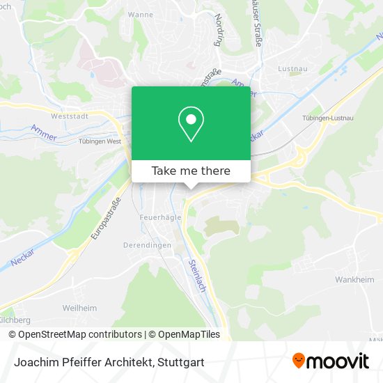 Joachim Pfeiffer Architekt map