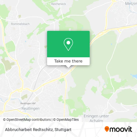 Abbrucharbeit Redtschitz map