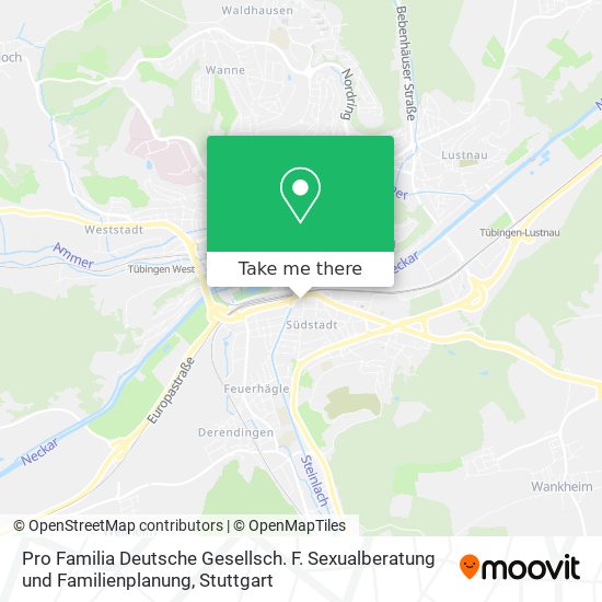 Pro Familia Deutsche Gesellsch. F. Sexualberatung und Familienplanung map