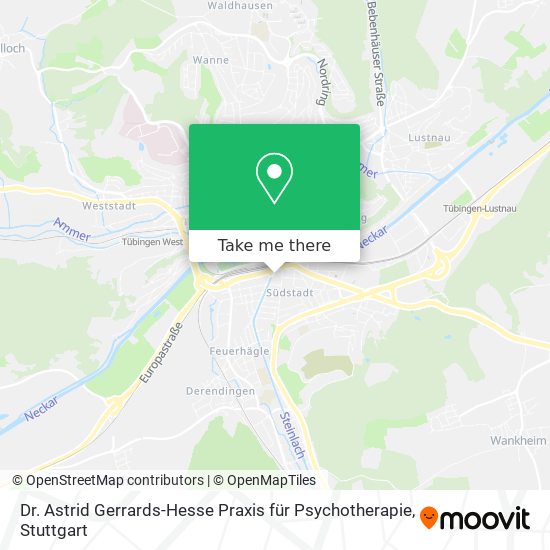 Dr. Astrid Gerrards-Hesse Praxis für Psychotherapie map