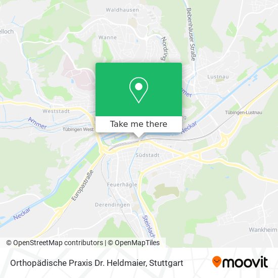 Orthopädische Praxis Dr. Heldmaier map