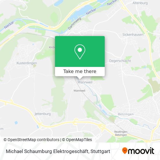 Карта Michael Schaumburg Elektrogeschäft