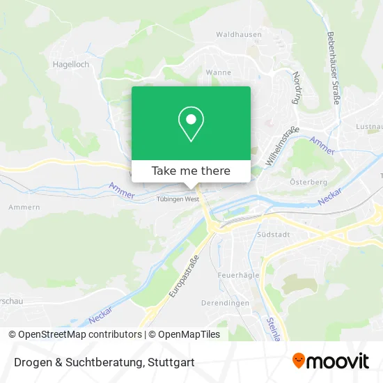 Карта Drogen & Suchtberatung