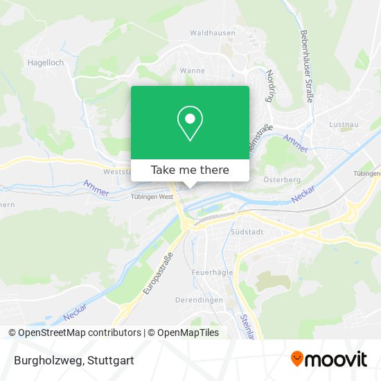 Burgholzweg map