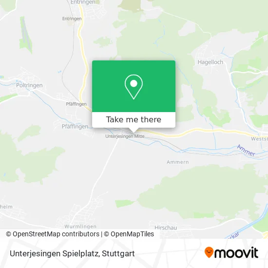 Карта Unterjesingen Spielplatz