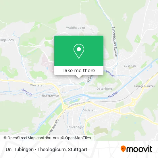 Карта Uni Tübingen - Theologicum