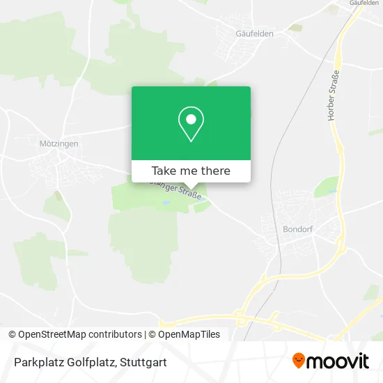 Карта Parkplatz Golfplatz