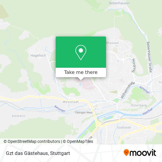 Gzt das Gästehaus map