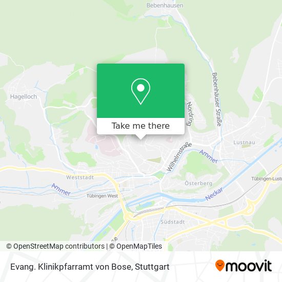 Evang. Klinikpfarramt von Bose map