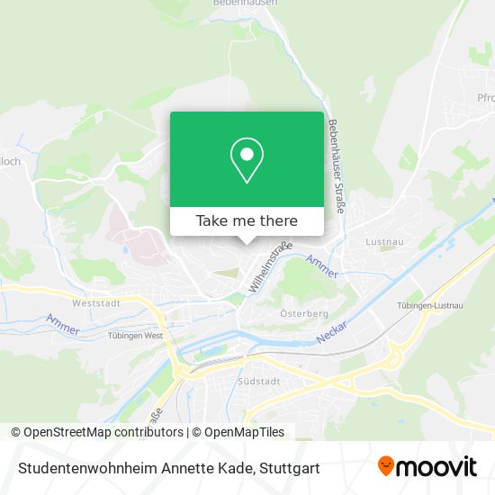 Карта Studentenwohnheim Annette Kade