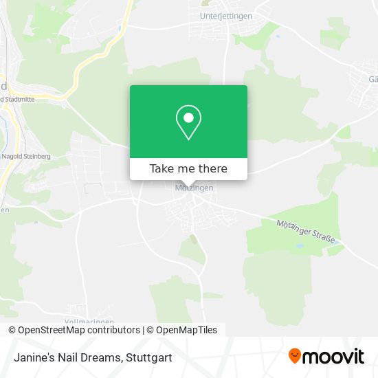 Janine's Nail Dreams map