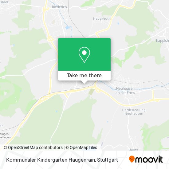 Карта Kommunaler Kindergarten Haugenrain