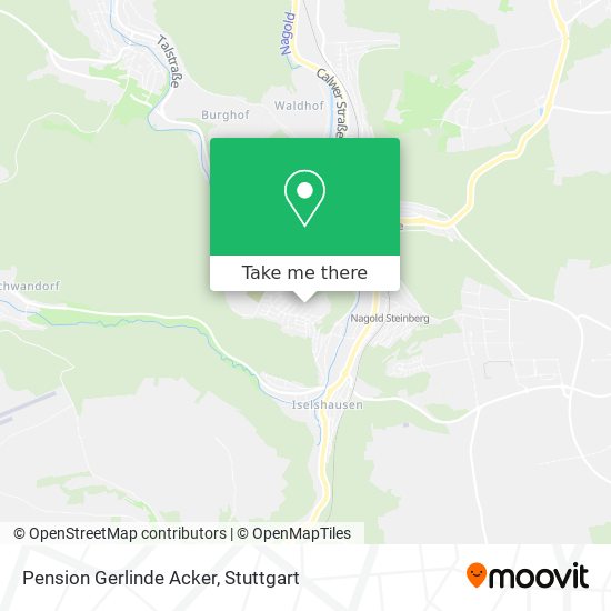 Pension Gerlinde Acker map