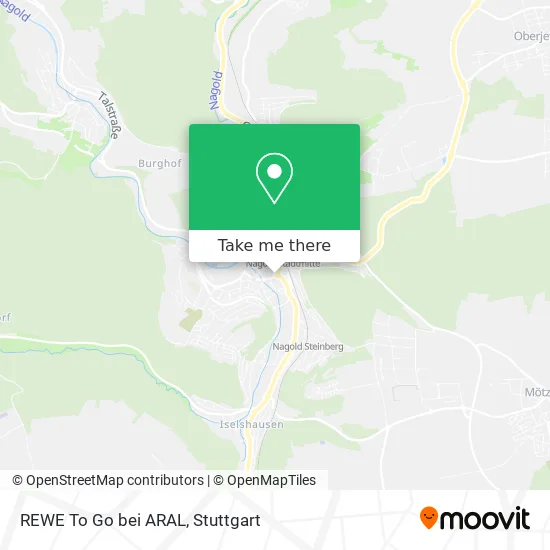 Карта REWE To Go bei ARAL