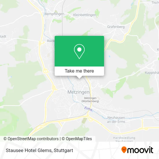 Карта Stausee Hotel Glems