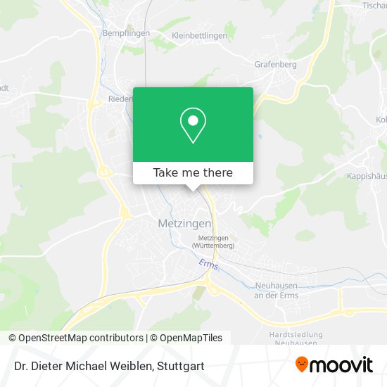 Dr. Dieter Michael Weiblen map