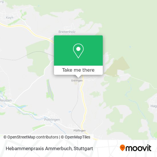 Hebammenpraxis Ammerbuch map