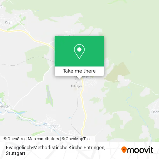 Карта Evangelisch-Methodistische Kirche Entringen