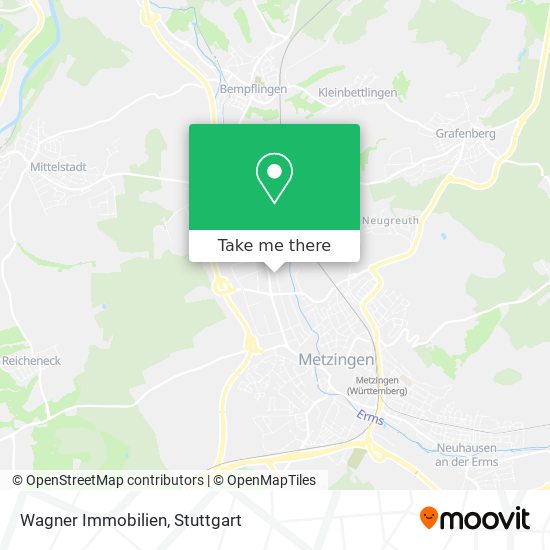 Wagner Immobilien map