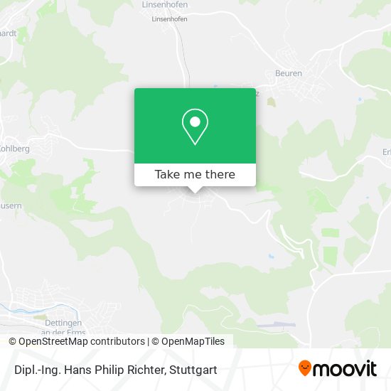 Dipl.-Ing. Hans Philip Richter map