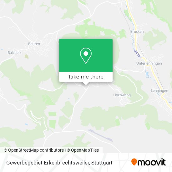 Gewerbegebiet Erkenbrechtsweiler map