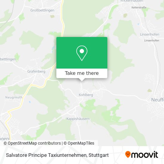 Salvatore Principe Taxiunternehmen map
