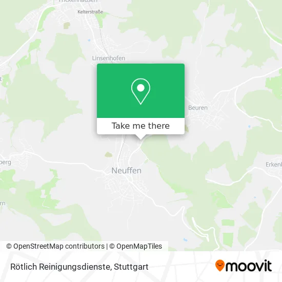 Карта Rötlich Reinigungsdienste