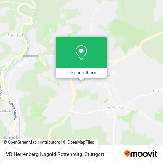 Карта VB Herrenberg-Nagold-Rottenburg