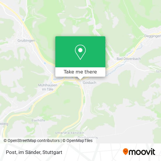 Карта Post, im Sänder