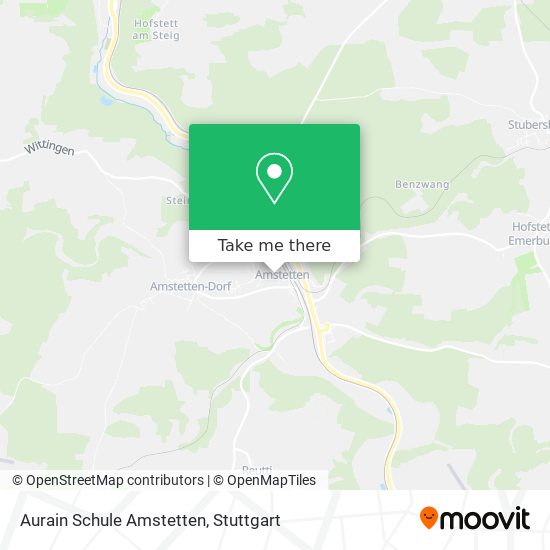 Aurain Schule Amstetten map
