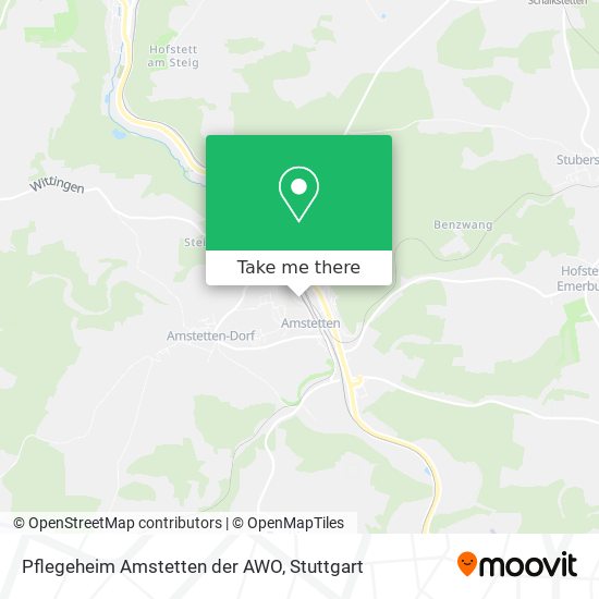 Pflegeheim Amstetten der AWO map