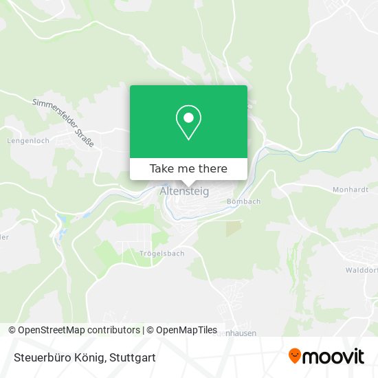 Steuerbüro König map