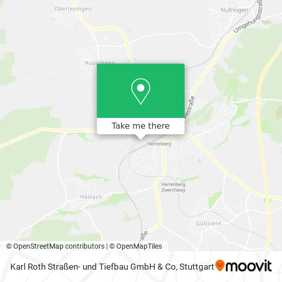 Карта Karl Roth Straßen- und Tiefbau GmbH & Co