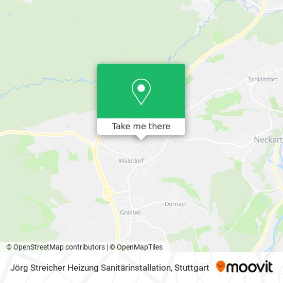 Jörg Streicher Heizung Sanitärinstallation map