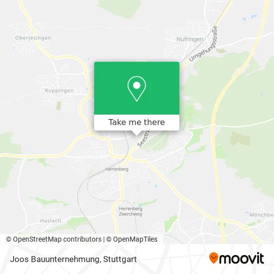 Карта Joos Bauunternehmung