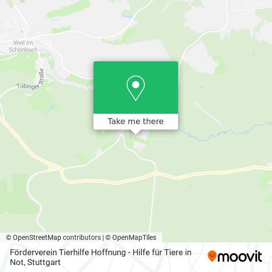 Förderverein Tierhilfe Hoffnung - Hilfe für Tiere in Not map