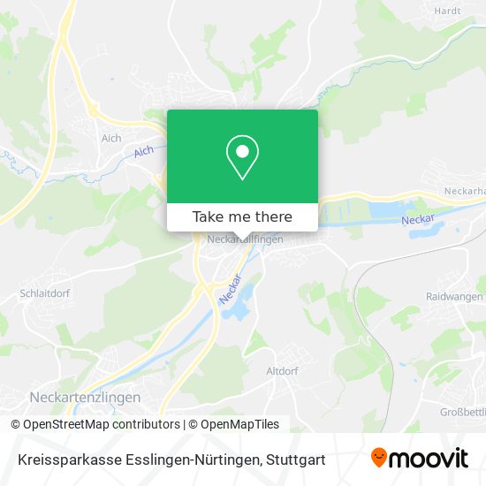Kreissparkasse Esslingen-Nürtingen map