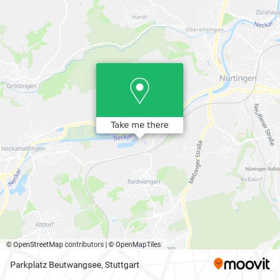 Parkplatz Beutwangsee map