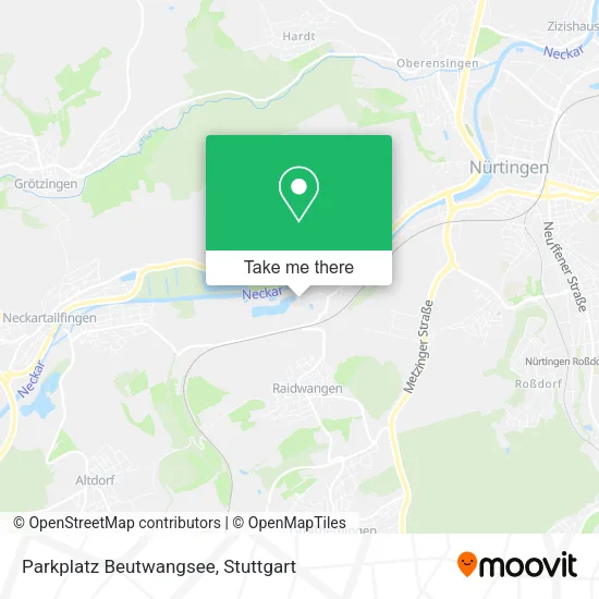 Карта Parkplatz Beutwangsee