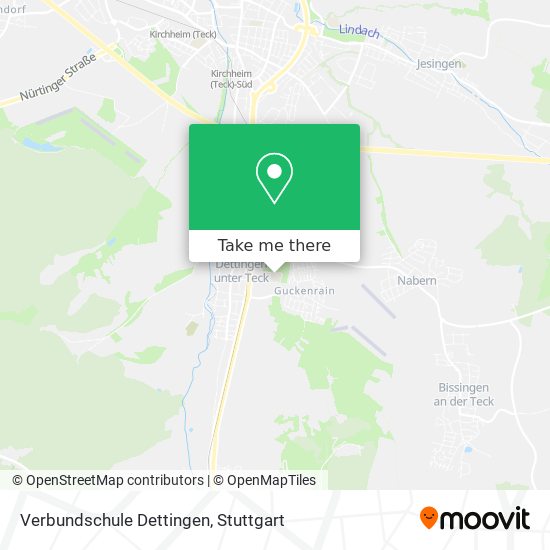 Карта Verbundschule Dettingen