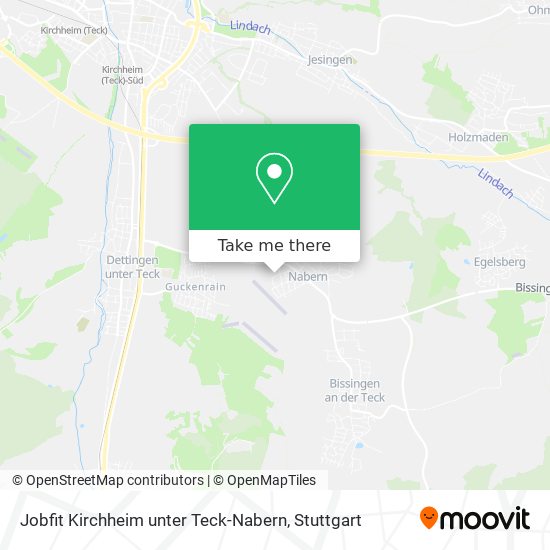 Jobfit Kirchheim unter Teck-Nabern map