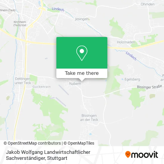 Карта Jakob Wolfgang Landwirtschaftlicher Sachverständiger
