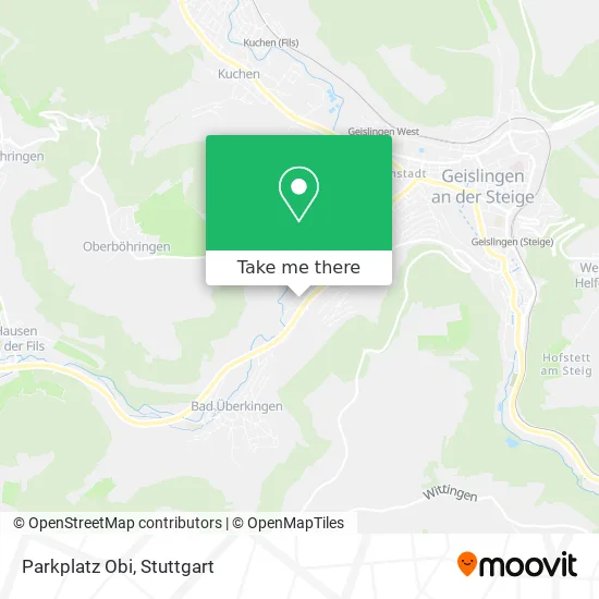 Карта Parkplatz Obi