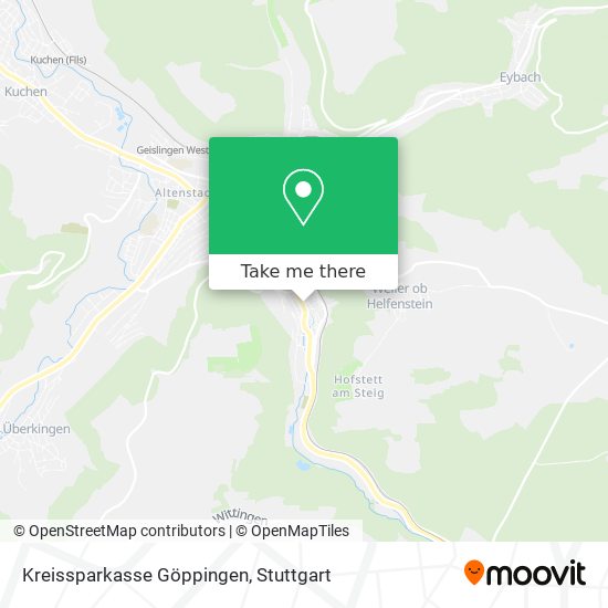Kreissparkasse Göppingen map