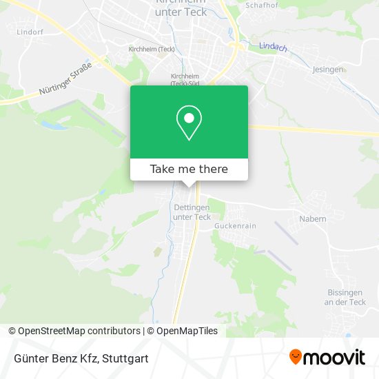 Günter Benz Kfz map